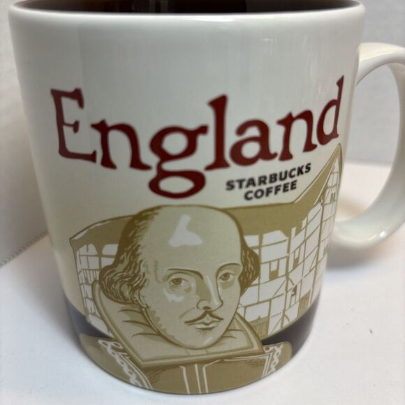 Starbucks Shakespeare England Mug 16 Oz Original UK 2013 - Picture 8 of 8